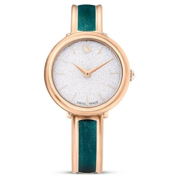FX03407B NWT Swarovski Fashion Ladies Quartz Steel Authentic Watch - Picture 1 of 3